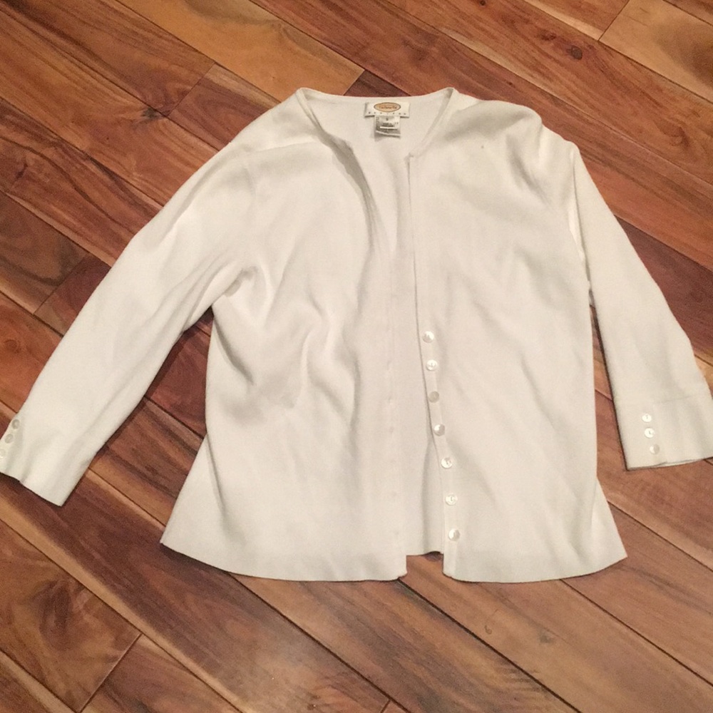 White Pull over Jacket!